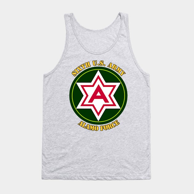 Sixth U.S. Army Tank Top by MBK